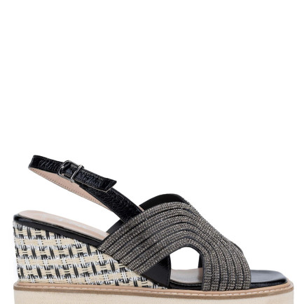 Tamer Tanca Kadın Hakiki Deri Siyah Topuklu Sandalet