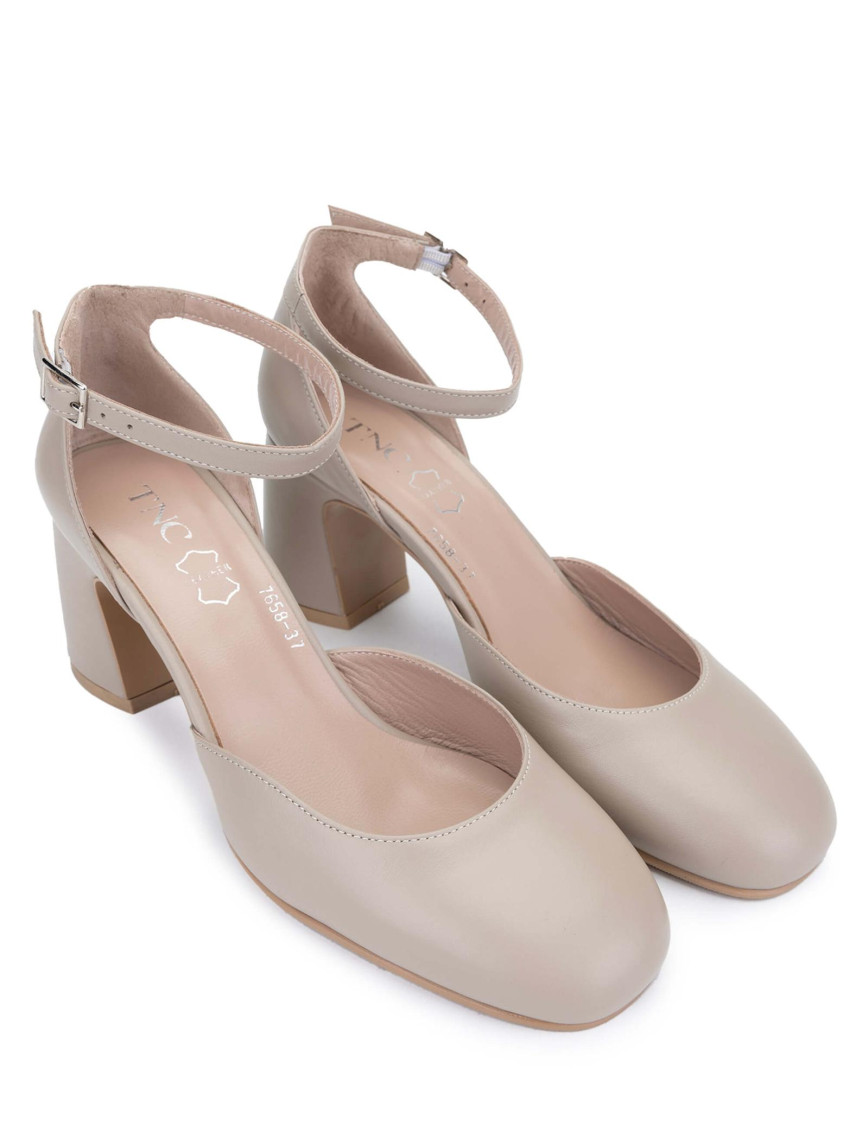 Tamer Tanca Kadın Hakiki Deri Vizon Topuklu Sandalet Tamer Tanca Kadın Hakiki Deri Vizon Topuklu Sandalet