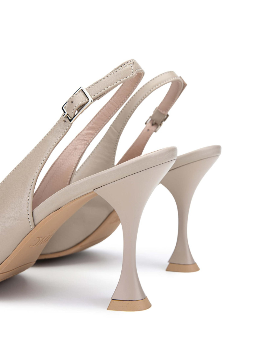 Tamer Tanca Kadın Hakiki Deri Bej Topuklu Sandalet Tamer Tanca Kadın Hakiki Deri Bej Topuklu Sandalet