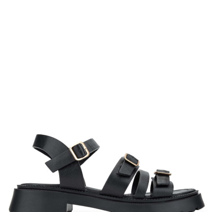 Tamer Tanca Kadın Hakiki Deri Siyah Deri Topuklu Sandalet Tamer Tanca Kadın Hakiki Deri Siyah Deri Topuklu Sandalet