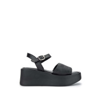 Tamer Tanca Kadın Hakiki Deri Siyah Deri Topuklu Sandalet Tamer Tanca Kadın Hakiki Deri Siyah Deri Topuklu Sandalet