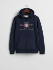 GANT Erkek Lacivert Regular Fit Kapüşonlu Logolu Sweatshirt GANT Erkek Lacivert Regular Fit Kapüşonlu Logolu Sweatshirt