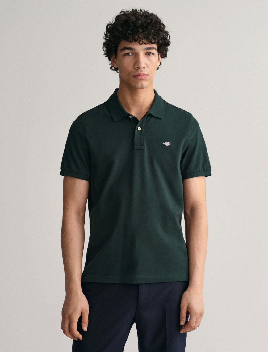 GANT Erkek Yeşil Regular Fit Polo GANT Erkek Yeşil Regular Fit Polo