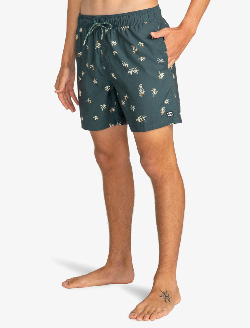 Billabong Wasted Times Layback Erkek Yeşil Mayo Şort Billabong Wasted Times Layback Erkek Yeşil Mayo Şort