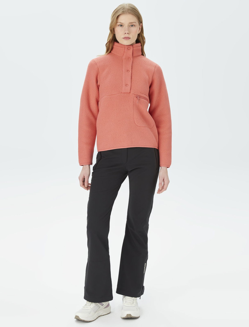 Peak Performance Fleece Snap Kadın Pembe Outdoor Polar Peak Performance Fleece Snap Kadın Pembe Outdoor Polar