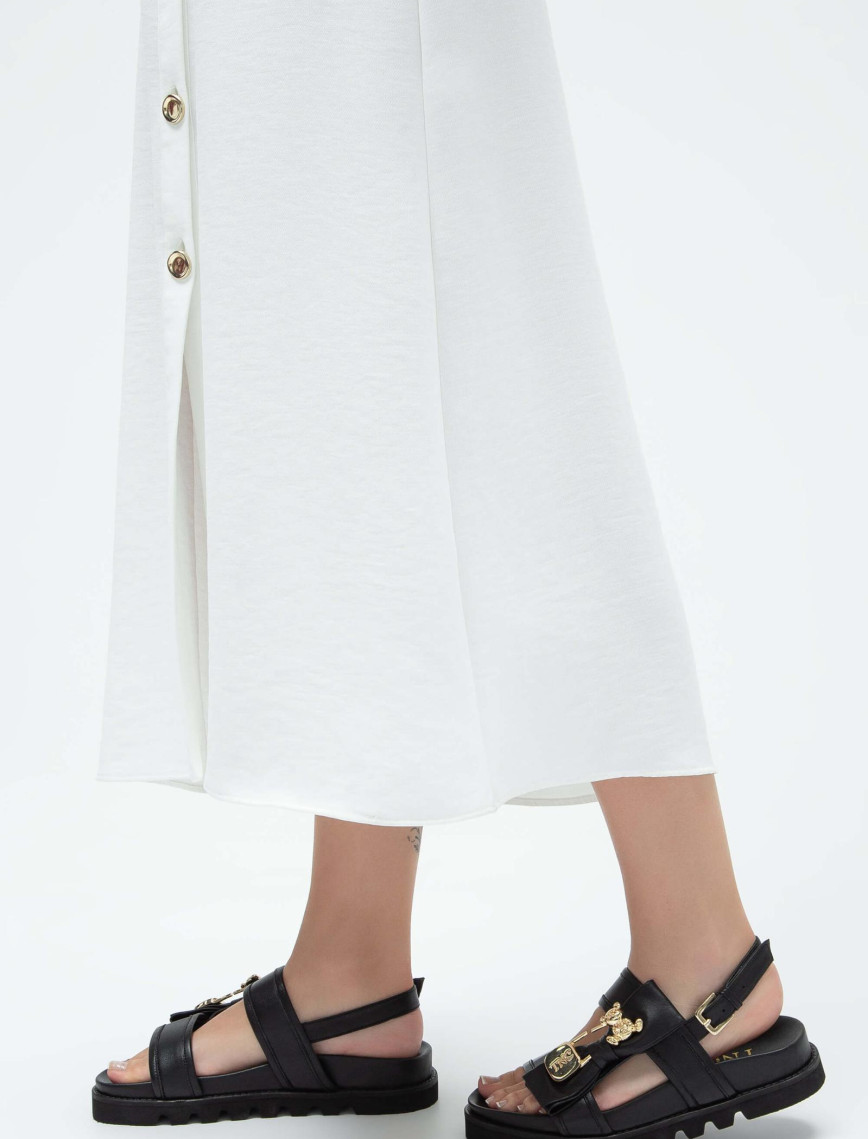 Tamer Tanca Kadın Hakiki Deri Siyah Deri Düz Sandalet Tamer Tanca Kadın Hakiki Deri Siyah Deri Düz Sandalet