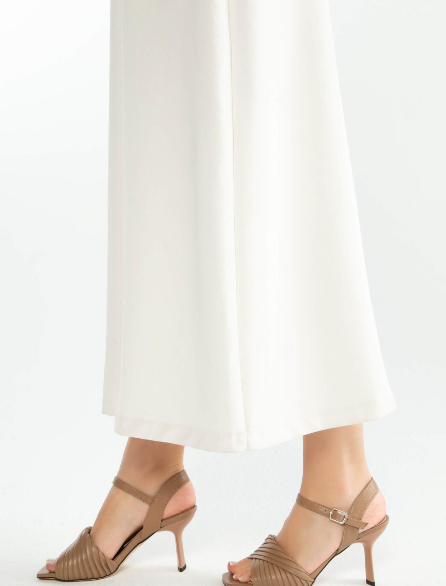 Tamer Tanca Kadın Hakiki Deri Vizon Topuklu Sandalet Tamer Tanca Kadın Hakiki Deri Vizon Topuklu Sandalet