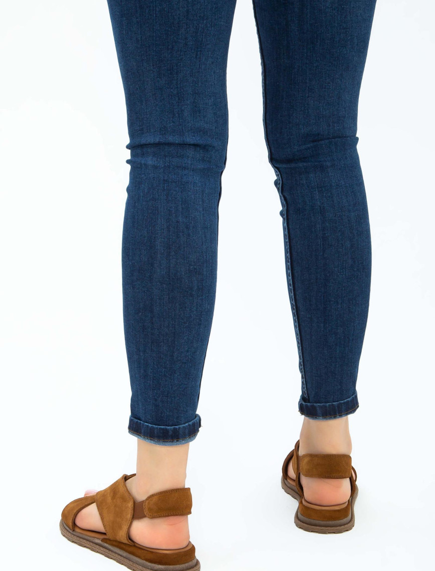 Tamer Tanca Kadın Vegan Taba Süet Düz Sandalet