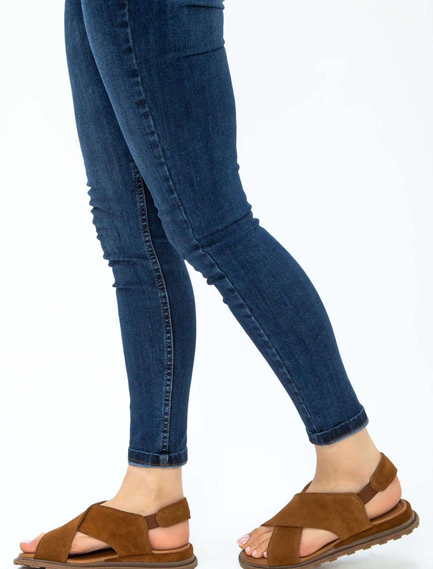 Tamer Tanca Kadın Vegan Taba Süet Düz Sandalet