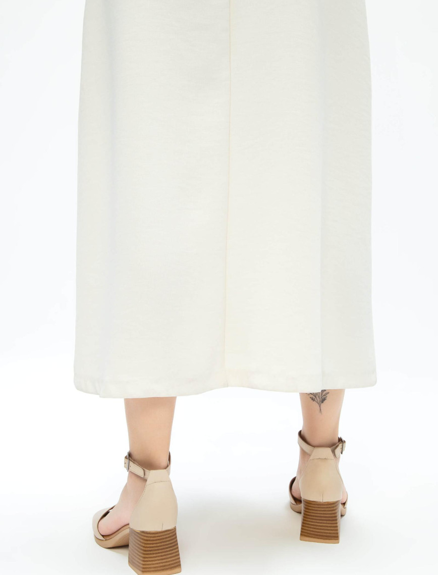 Tamer Tanca Kadın Vegan Bej Topuklu Sandalet Tamer Tanca Kadın Vegan Bej Topuklu Sandalet