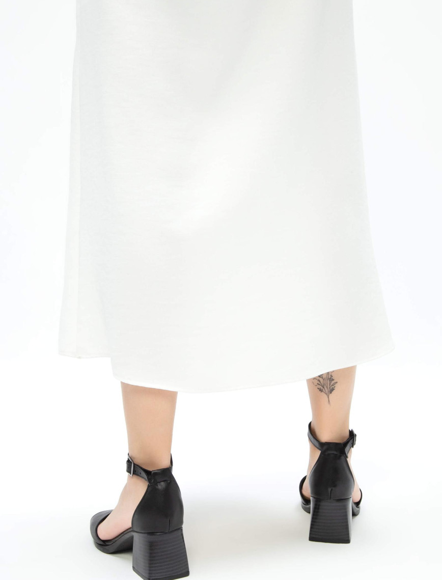 Tamer Tanca Kadın Vegan Siyah Topuklu Sandalet Tamer Tanca Kadın Vegan Siyah Topuklu Sandalet