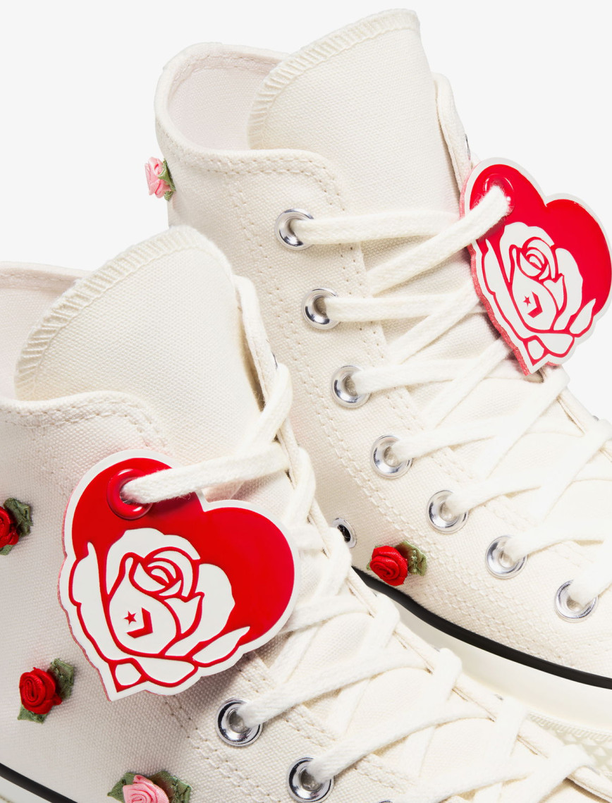 Converse Chuck 70 Roses Unisex Krem Sneaker Converse Chuck 70 Roses Unisex Krem Sneaker