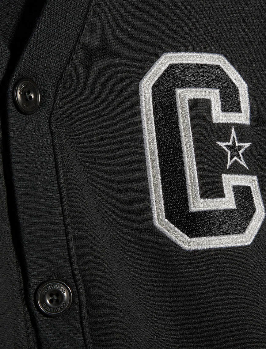 Converse Retro Cardigan Erkek Siyah Hırka Converse Retro Cardigan Erkek Siyah Hırka