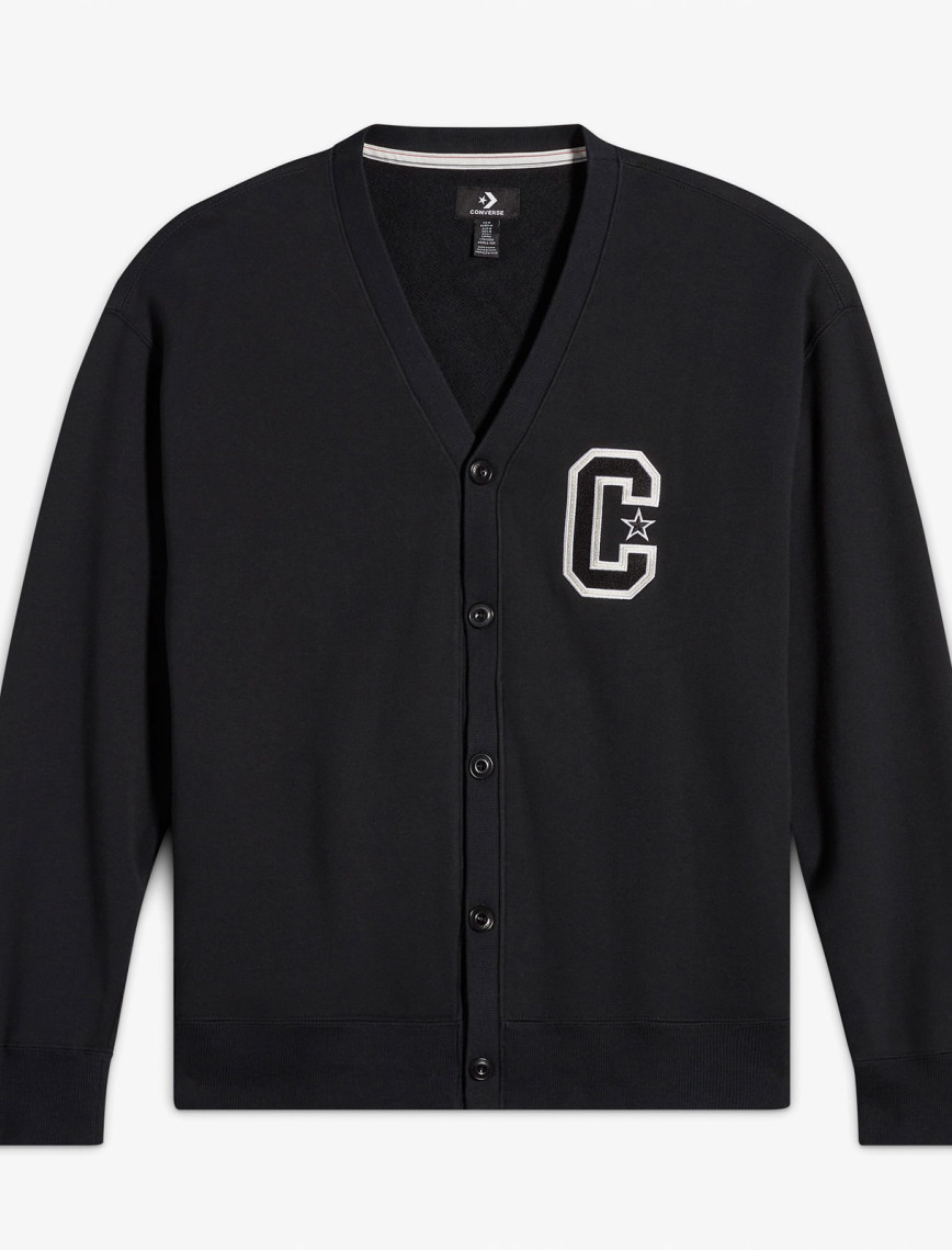 Converse Retro Cardigan Erkek Siyah Hırka Converse Retro Cardigan Erkek Siyah Hırka