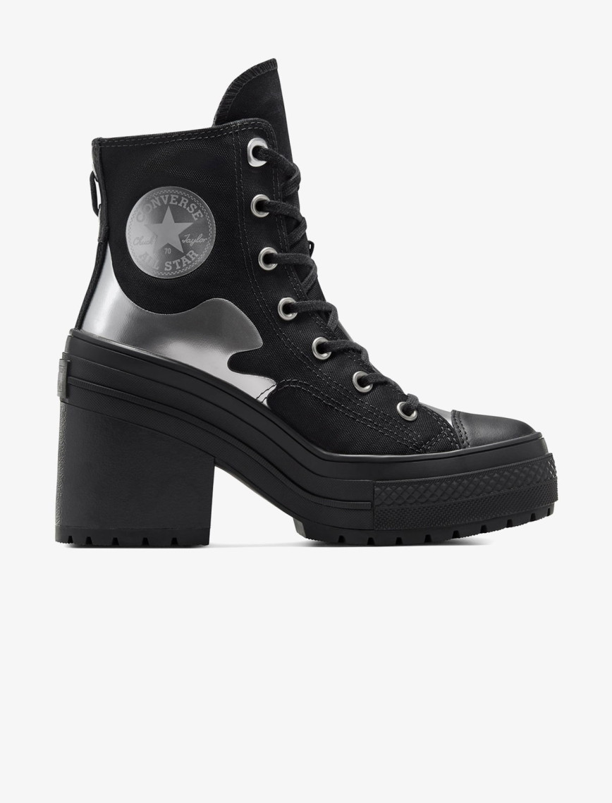 Converse Chuck 70 De Luxe Heel Unisex Siyah Platform Sneaker Converse Chuck 70 De Luxe Heel Unisex Siyah Platform Sneaker