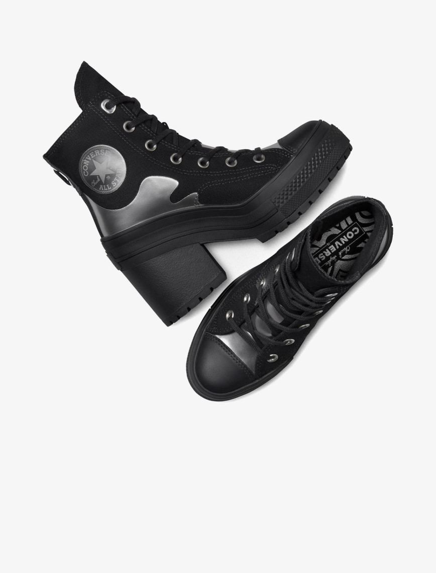 Converse Chuck 70 De Luxe Heel Unisex Siyah Platform Sneaker Converse Chuck 70 De Luxe Heel Unisex Siyah Platform Sneaker
