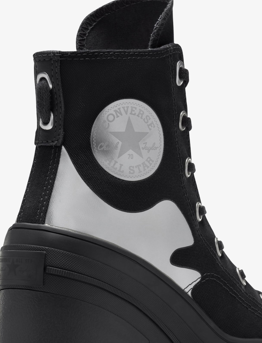 Converse Chuck 70 De Luxe Heel Unisex Siyah Platform Sneaker Converse Chuck 70 De Luxe Heel Unisex Siyah Platform Sneaker