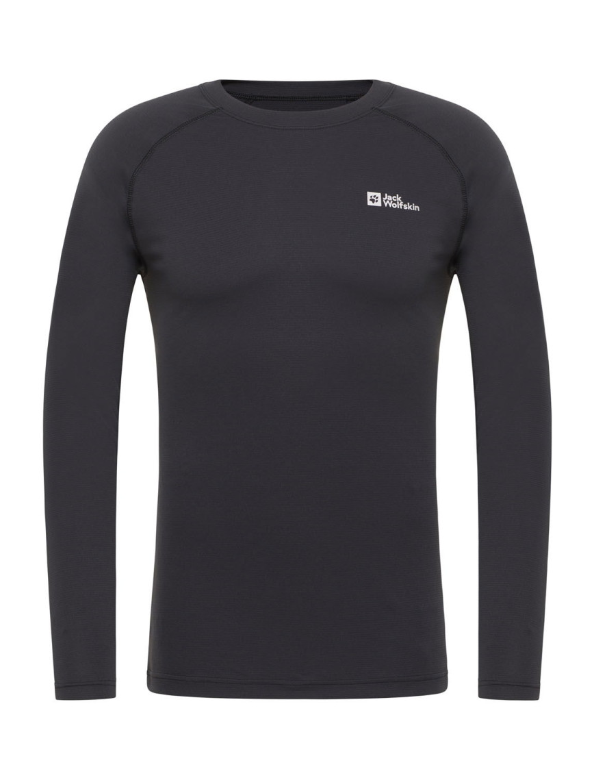 Jack Wolfskin Infinite Light Ls Erkek Siyah İçlik Üst Jack Wolfskin Infinite Light Ls Erkek Siyah İçlik Üst