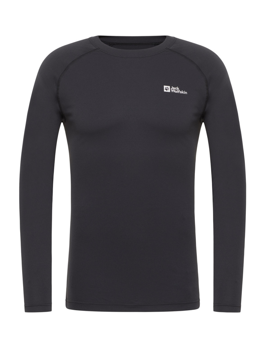 Jack Wolfskin Infinite Light Ls Erkek Siyah İçlik Üst Jack Wolfskin Infinite Light Ls Erkek Siyah İçlik Üst