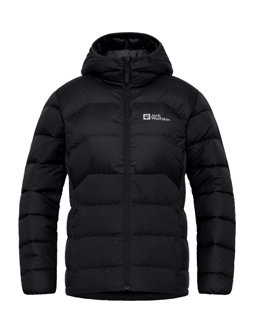 Jack Wolfskin Ather Down Hoody Kadın Siyah Outdoor Ceketi Jack Wolfskin Ather Down Hoody Kadın Siyah Outdoor Ceketi