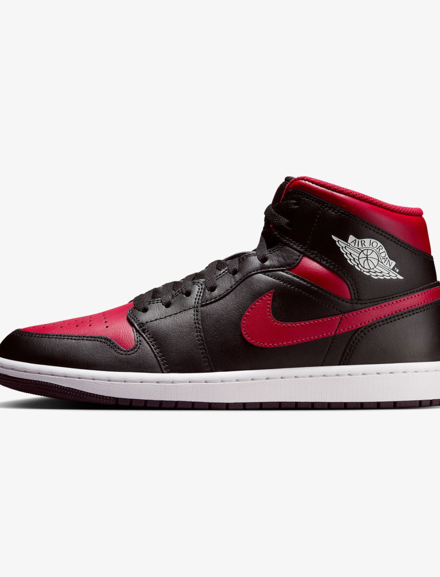 Jordan Air 1 Mid Erkek Siyah Spor Ayakkabı Jordan Air 1 Mid Erkek Siyah Spor Ayakkabı