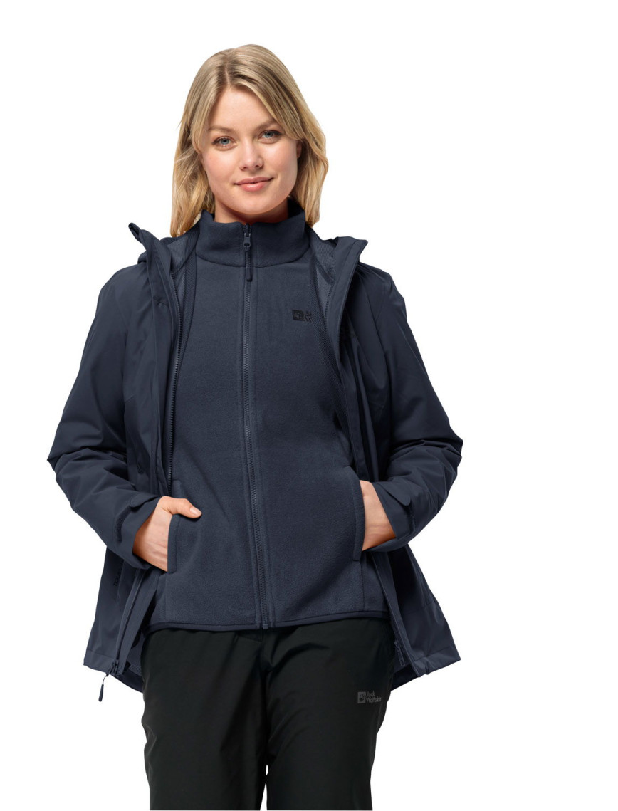 Jack Wolfskin Moonrise 3in1 Kadın Outdoor Ceketi