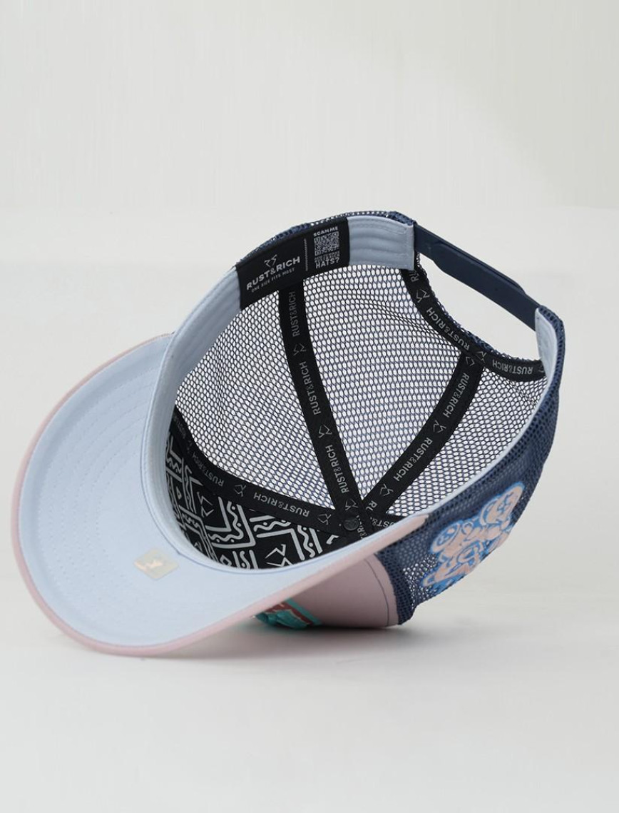 RustandRich Kadın Erkek Pudra Trucker Şapka-Motto Collection-Mom RustandRich Kadın Erkek Pudra Trucker Şapka-Motto Collection-Mom