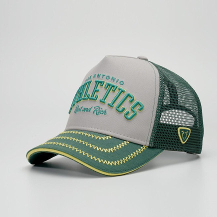 RustandRich Kadın Erkek Yeşil Trucker Şapka-City's Collection-Athletics RustandRich Kadın Erkek Yeşil Trucker Şapka-City's Collection-Athletics