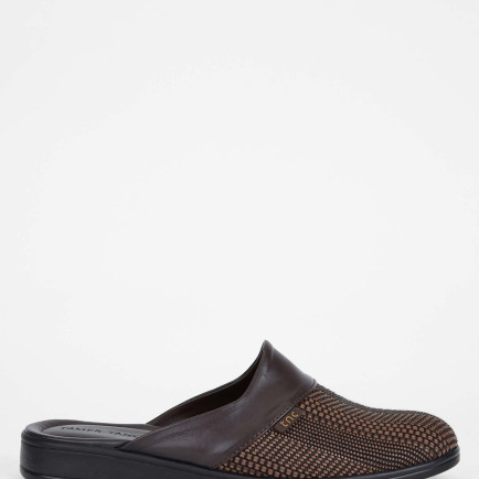 Tamer Tanca Erkek Tekstil & Vegan Kahverengi Günlük Terlik Tamer Tanca Erkek Tekstil & Vegan Kahverengi Günlük Terlik