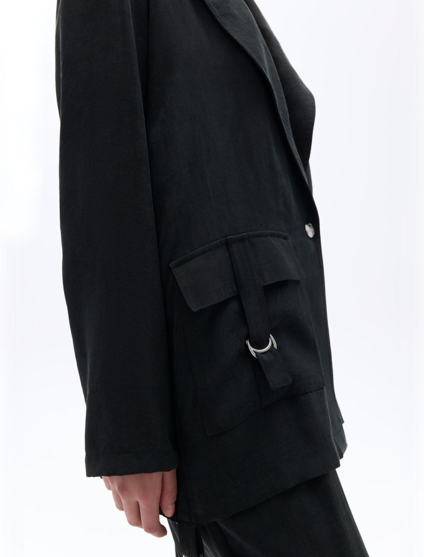 Cepli Kruvaze Ceket Cepli Kruvaze Ceket