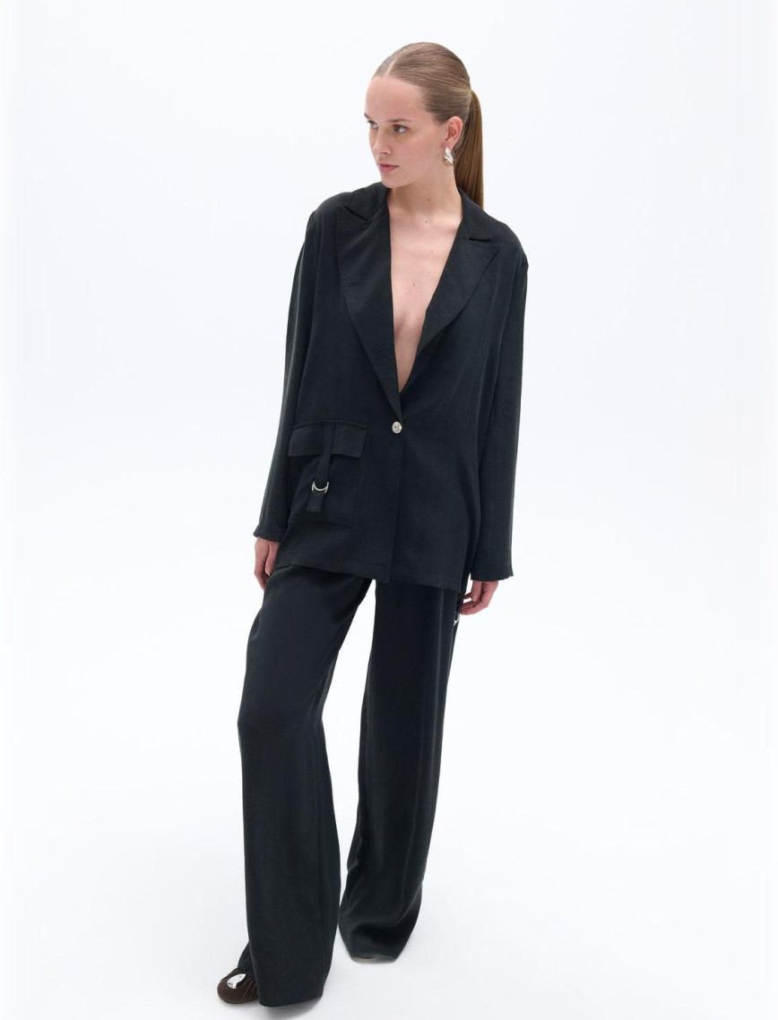 Cepli Kruvaze Ceket Cepli Kruvaze Ceket