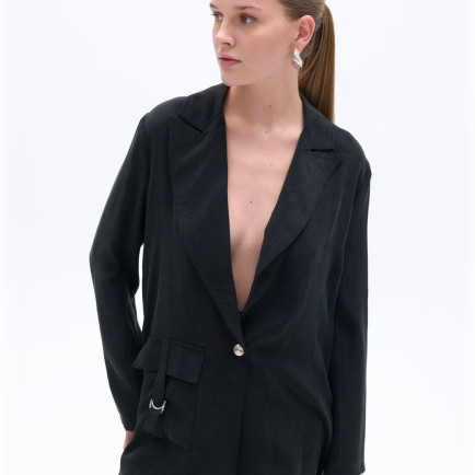 Cepli Kruvaze Ceket Cepli Kruvaze Ceket