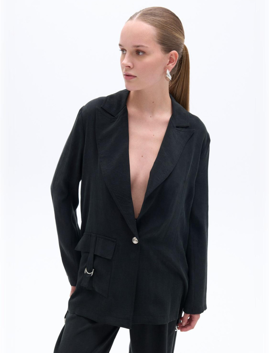 Cepli Kruvaze Ceket Cepli Kruvaze Ceket