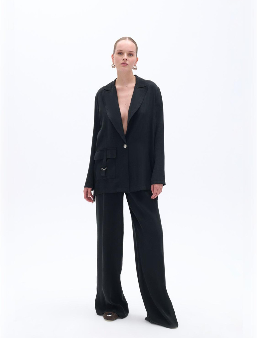 Cepli Kruvaze Ceket Cepli Kruvaze Ceket