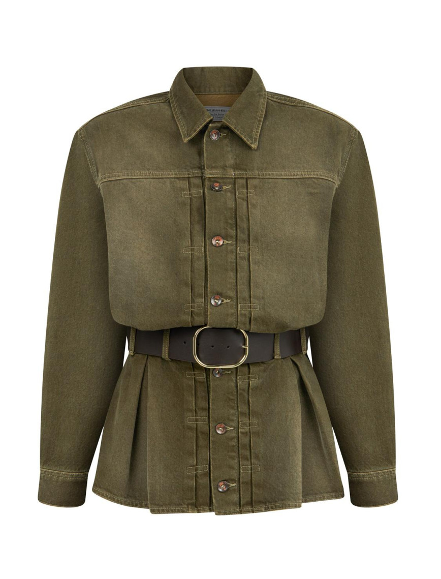 Gömlek Yaka Kemerli Mini Elbise Gömlek Yaka Kemerli Mini Elbise