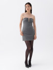 Straplez Mini Elbise Straplez Mini Elbise