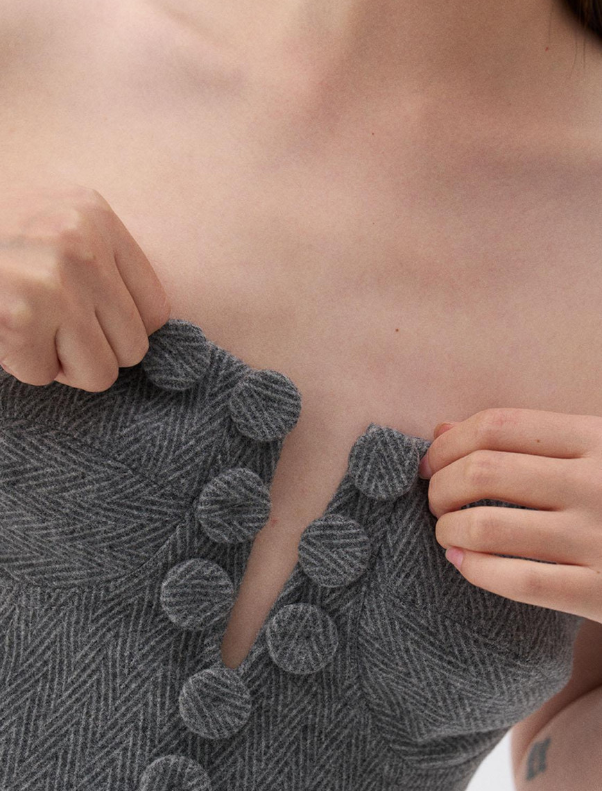 Straplez Mini Elbise Straplez Mini Elbise