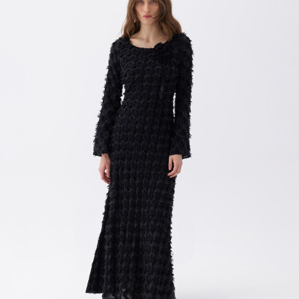 Sırt Dekolteli Maxi Elbise Sırt Dekolteli Maxi Elbise