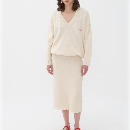 Midi Boy Triko Etek Midi Boy Triko Etek