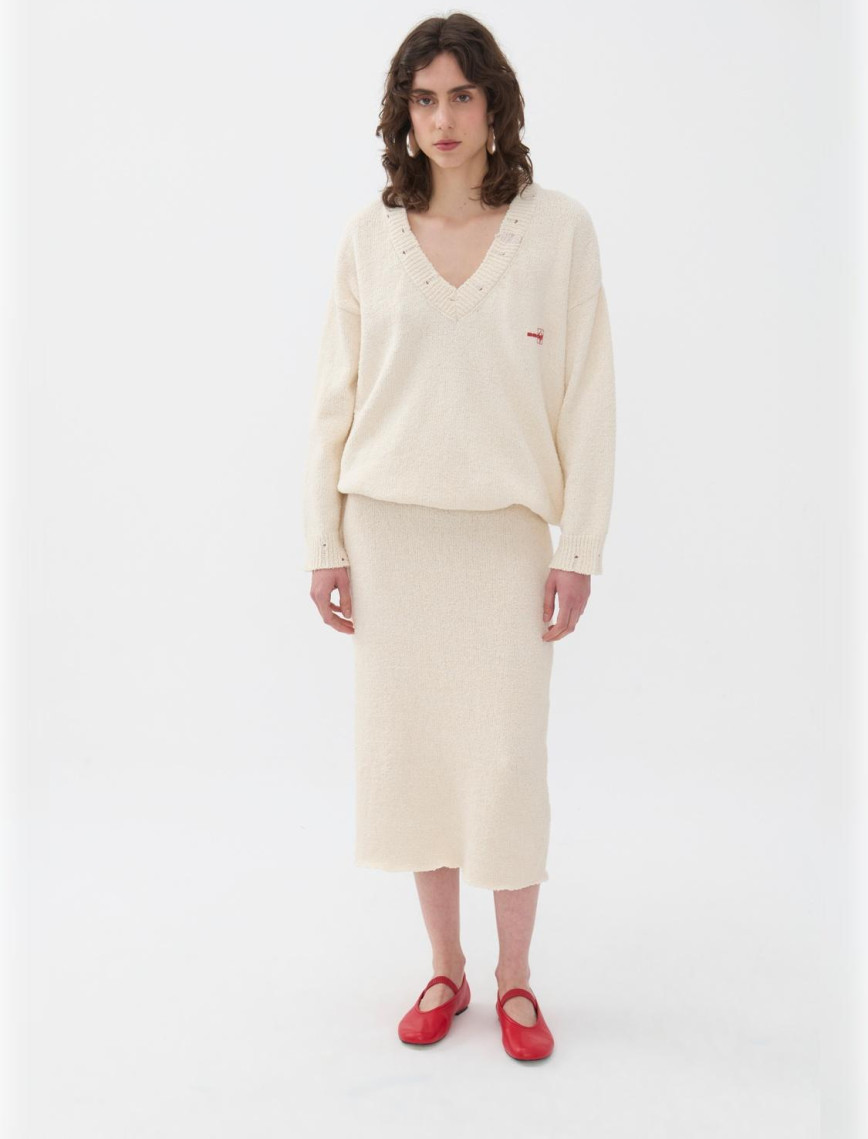 Midi Boy Triko Etek Midi Boy Triko Etek