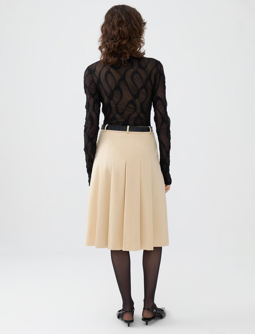 Kalın Pileli Etek Kalın Pileli Etek