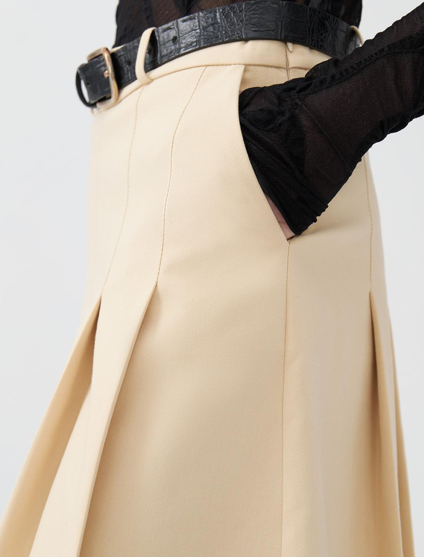 Kalın Pileli Etek Kalın Pileli Etek