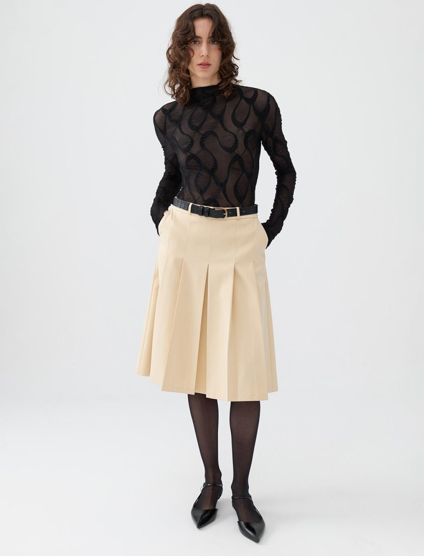 Kalın Pileli Etek Kalın Pileli Etek