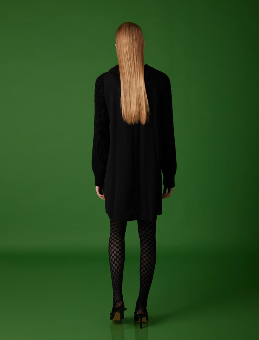 Örme Detaylı Elbise Örme Detaylı Elbise