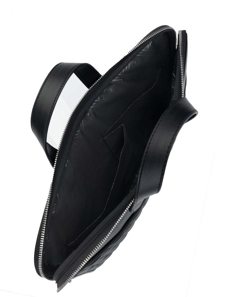 Tamer Tanca Unisex Vegan Siyah Evrak Çantası Tamer Tanca Unisex Vegan Siyah Evrak Çantası