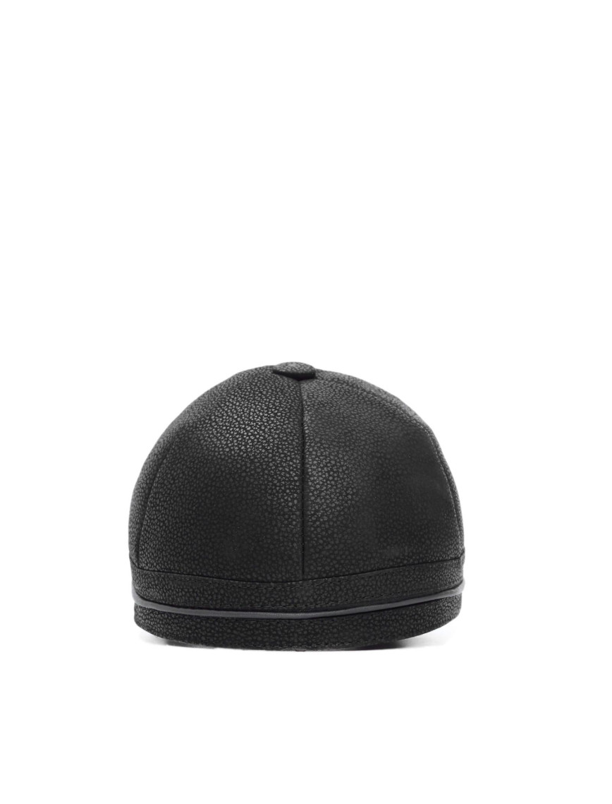 Tamer Tanca Erkek Hakiki Deri Siyah Şapka Tamer Tanca Erkek Hakiki Deri Siyah Şapka