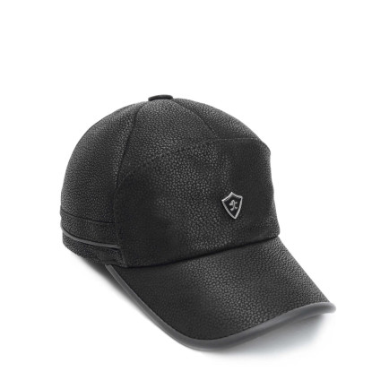 Tamer Tanca Erkek Hakiki Deri Siyah Şapka Tamer Tanca Erkek Hakiki Deri Siyah Şapka