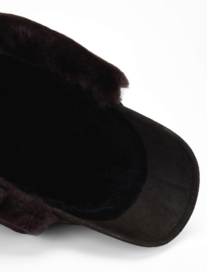 Tamer Tanca Erkek Hakiki Deri Kahverengi Şapka Tamer Tanca Erkek Hakiki Deri Kahverengi Şapka