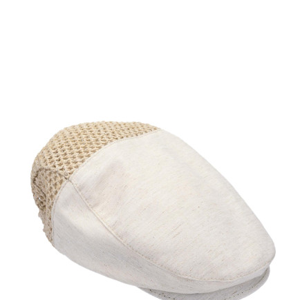 Tamer Tanca Erkek Deri/Keten/Hasır Bej Şapka Tamer Tanca Erkek Deri/Keten/Hasır Bej Şapka