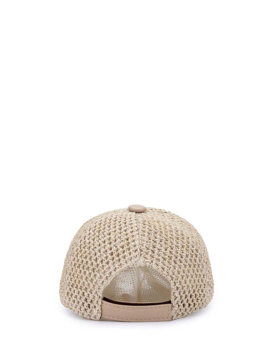 Tamer Tanca Erkek Deri Hasır Bej Hasır Şapka Tamer Tanca Erkek Deri Hasır Bej Hasır Şapka